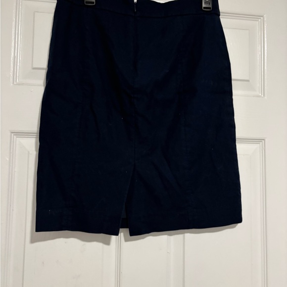 J. Crew Dark Blue Pencil Skirt - Picture 3 of 3